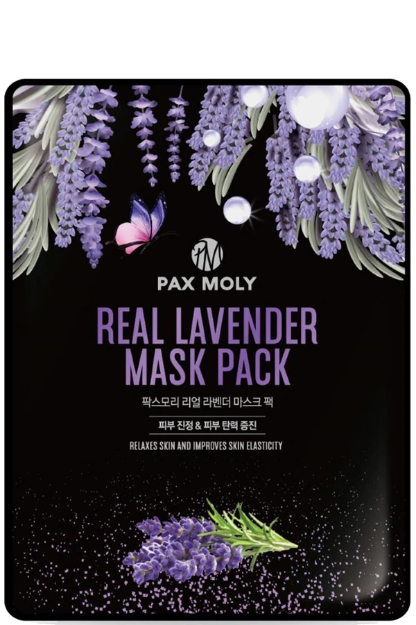 Тканинна маска для обличчя PAX MOLY Real Lavender Mask Pack лаванда 25 мл