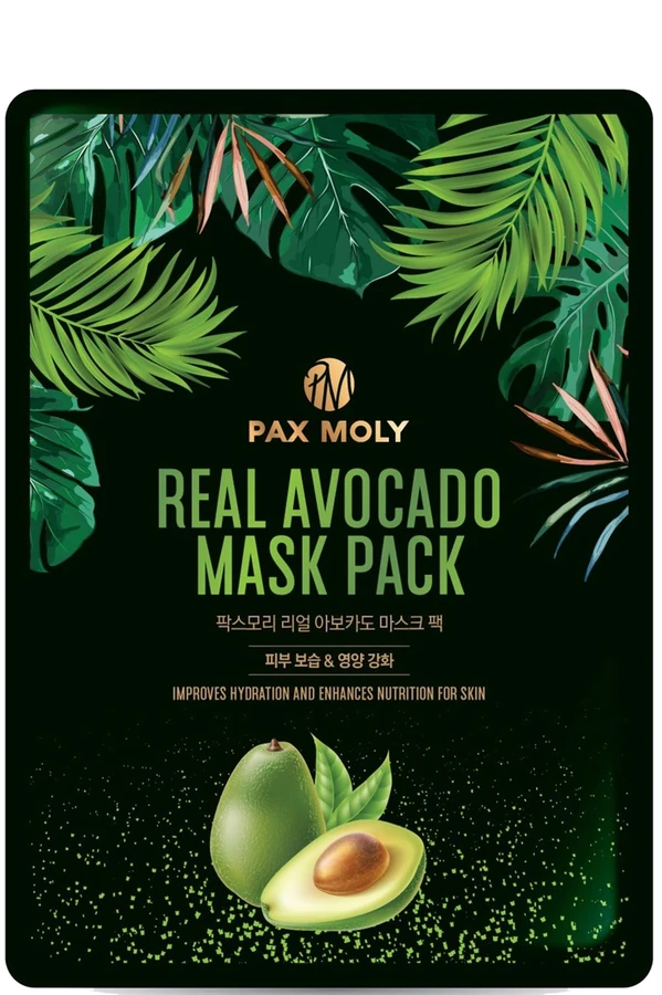 Тканинна маска для обличчя PAX MOLY Real Avocado Mask Pack авокадо 25 мл