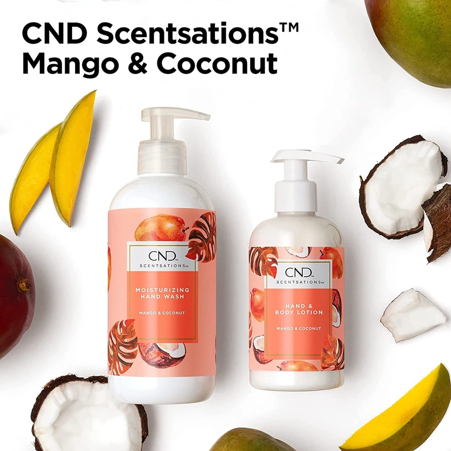 Мило для рук CND Scentsations Moisturizing Hand Wash Mango & Coconut манго та кокос 390 мл
