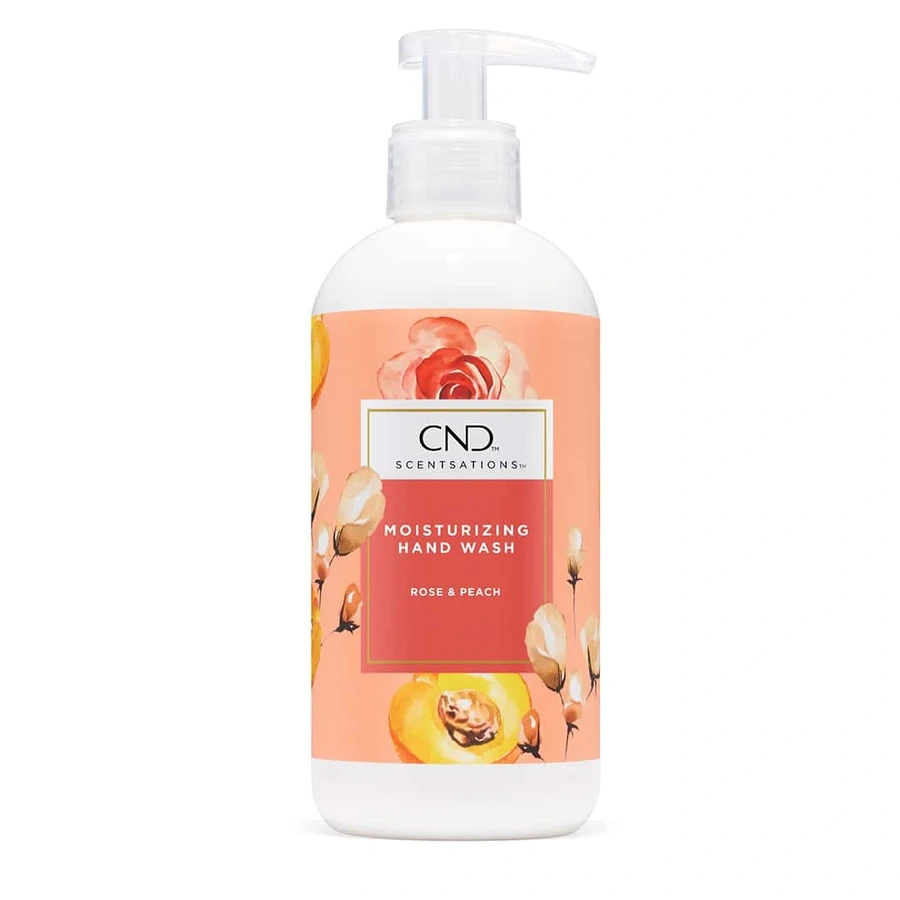 Мило для рук CND Scentsations Moisturizing Hand Wash Rose & Peach троянда та персик 390 мл