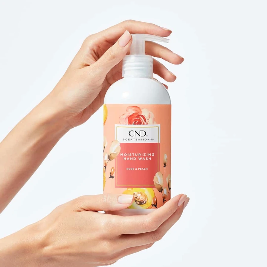 Мило для рук CND Scentsations Moisturizing Hand Wash Rose & Peach троянда та персик 390 мл