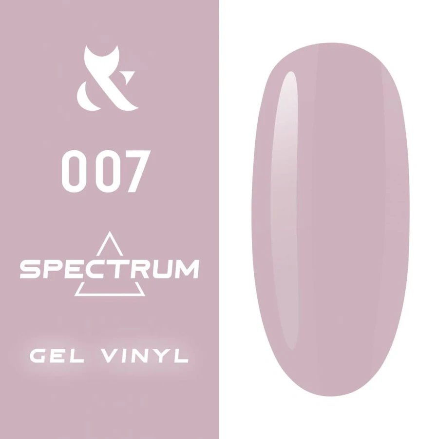 Гель-лак FOX Gel-polish Gold Spectrum 007 блідий рожево-бузковий, емаль 14 мл