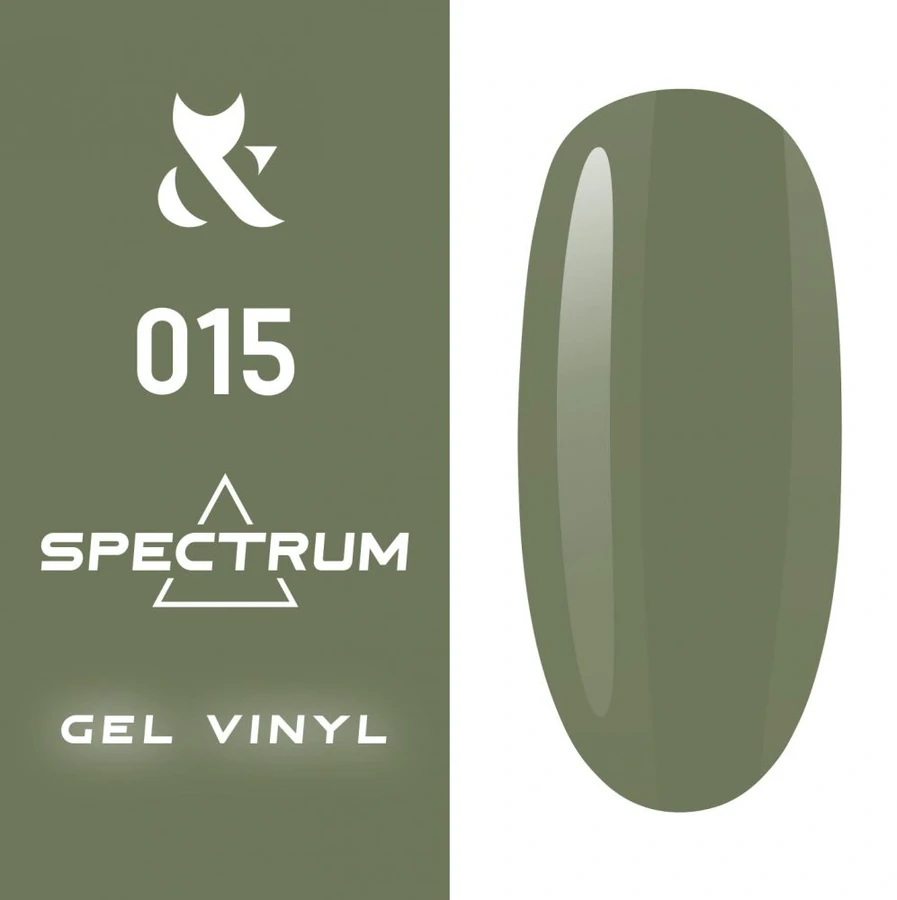 Гель-лак FOX Gel-polish Gold Spectrum 015 хакі, емаль 14 мл