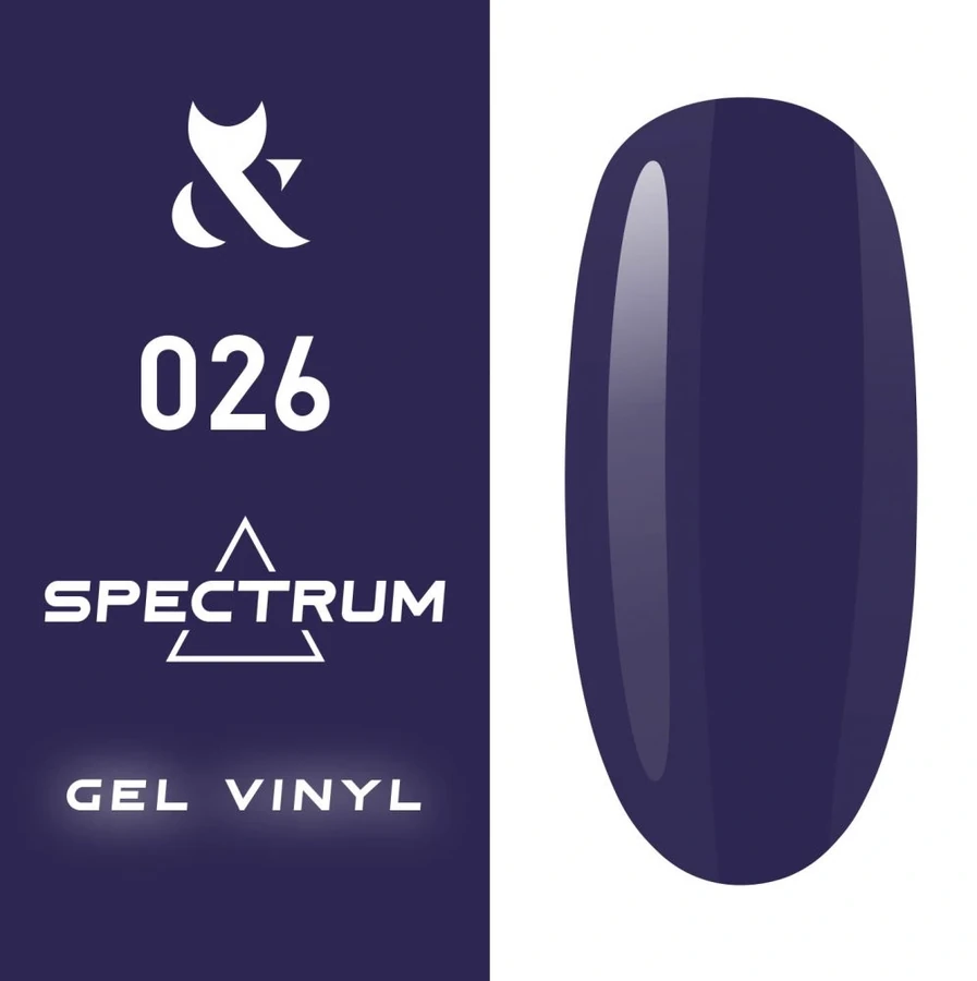 Гель-лак FOX Gel-polish Gold Spectrum 026 фіолетово-синій, емаль 14 мл