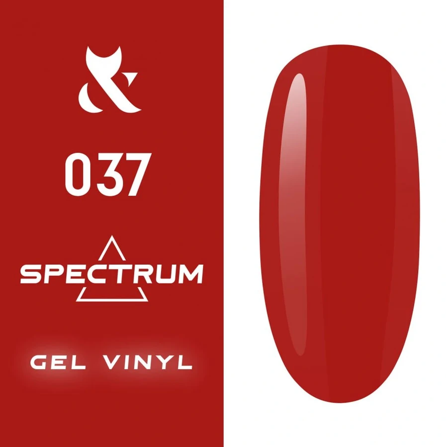 Гель-лак FOX Gel-polish Gold Spectrum 037 червоний, емаль 14 мл