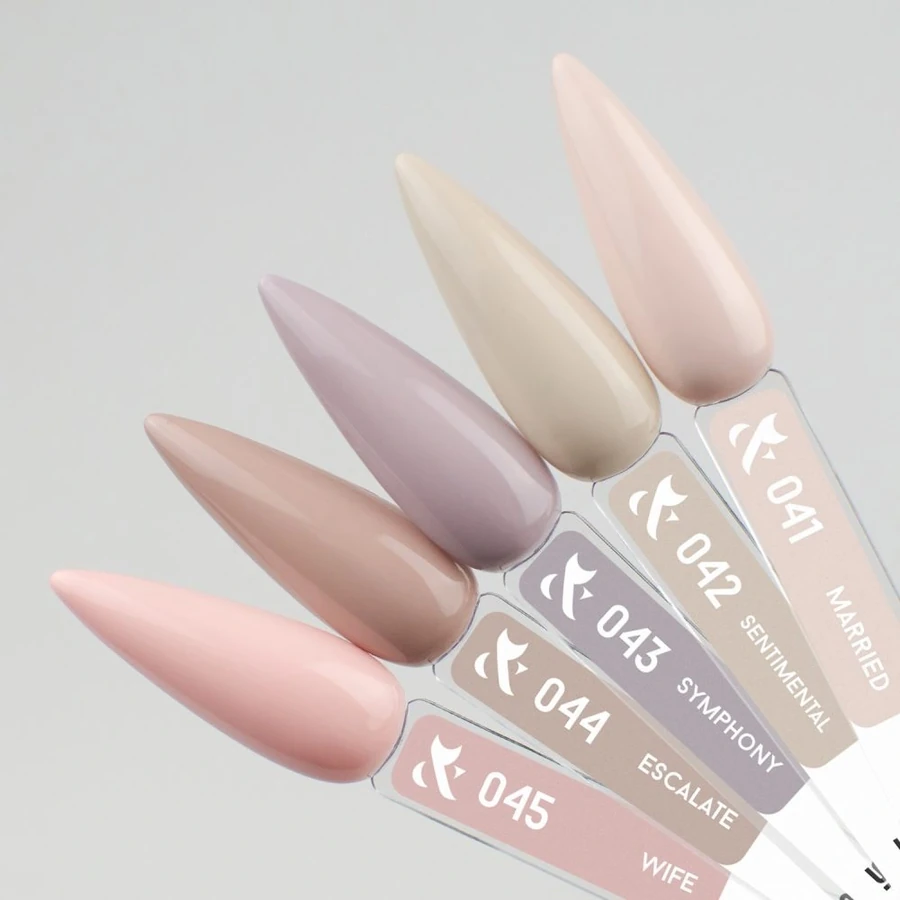 Гель-лак FOX Gel-polish Gold Spectrum 042 бежевий, емаль 14 мл