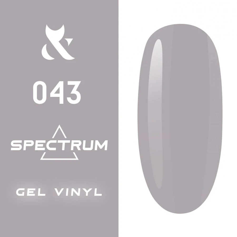 Гель-лак FOX Gel-polish Gold Spectrum 043 лилово-сірий, емаль 14 мл