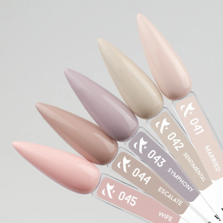 Гель-лак FOX Gel-polish Gold Spectrum 044 бежевий, емаль 14 мл