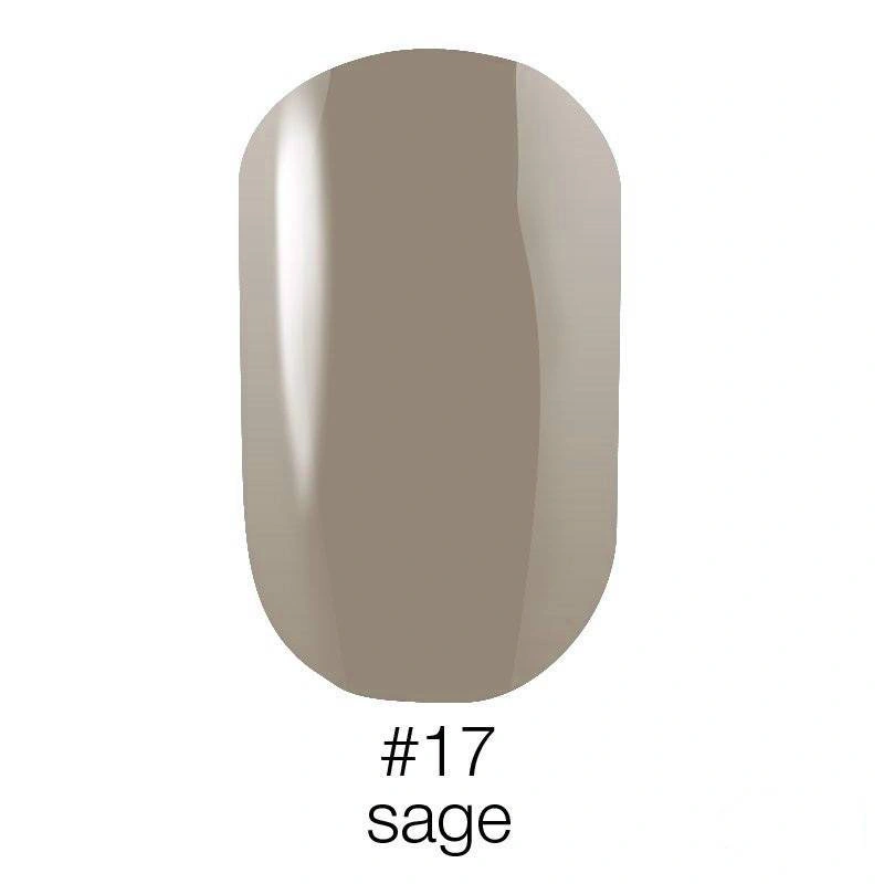 Гель лак Naomi Gel Polish №17 Sage кавово-бежевий 6 мл