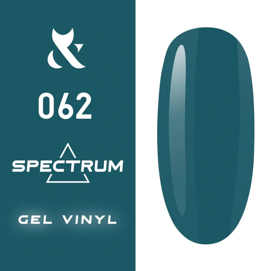 Гель-лак FOX Gel-polish Gold Spectrum 062 морська хвиля, емаль 14 мл
