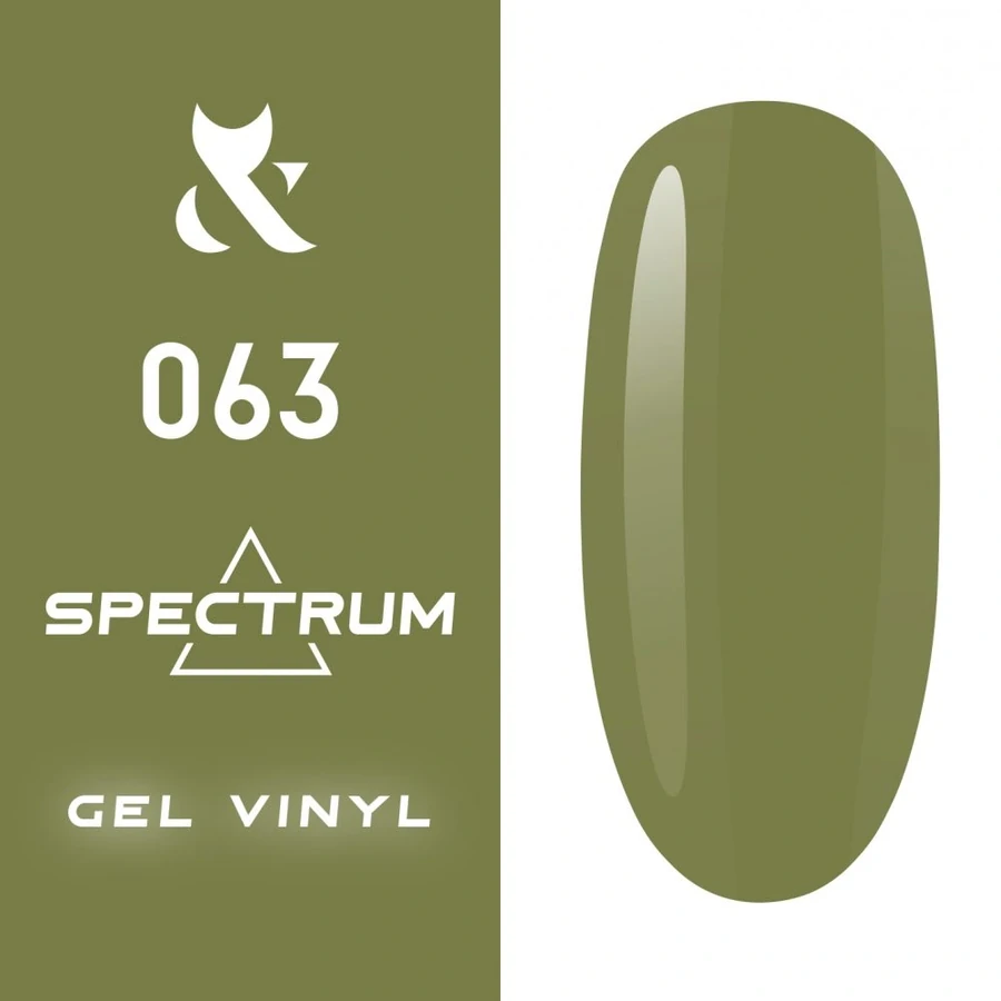 Гель-лак FOX Gel-polish Gold Spectrum 063 оливковий, емаль 14 мл
