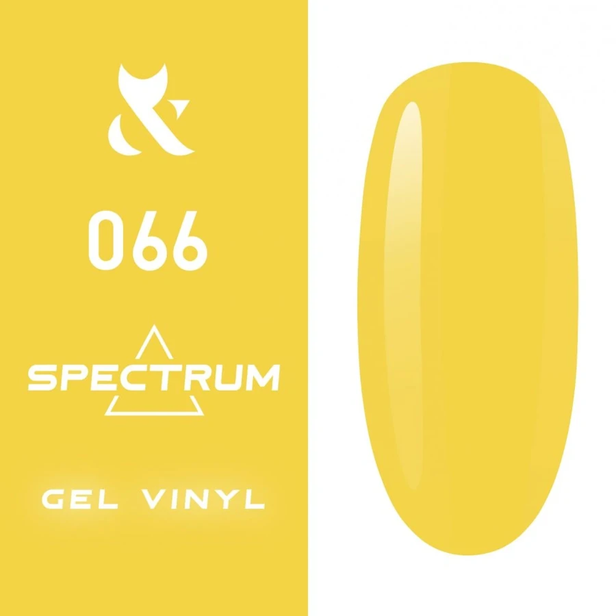 Гель-лак FOX Gel-polish Gold Spectrum 066 лимонний, емаль 14 мл