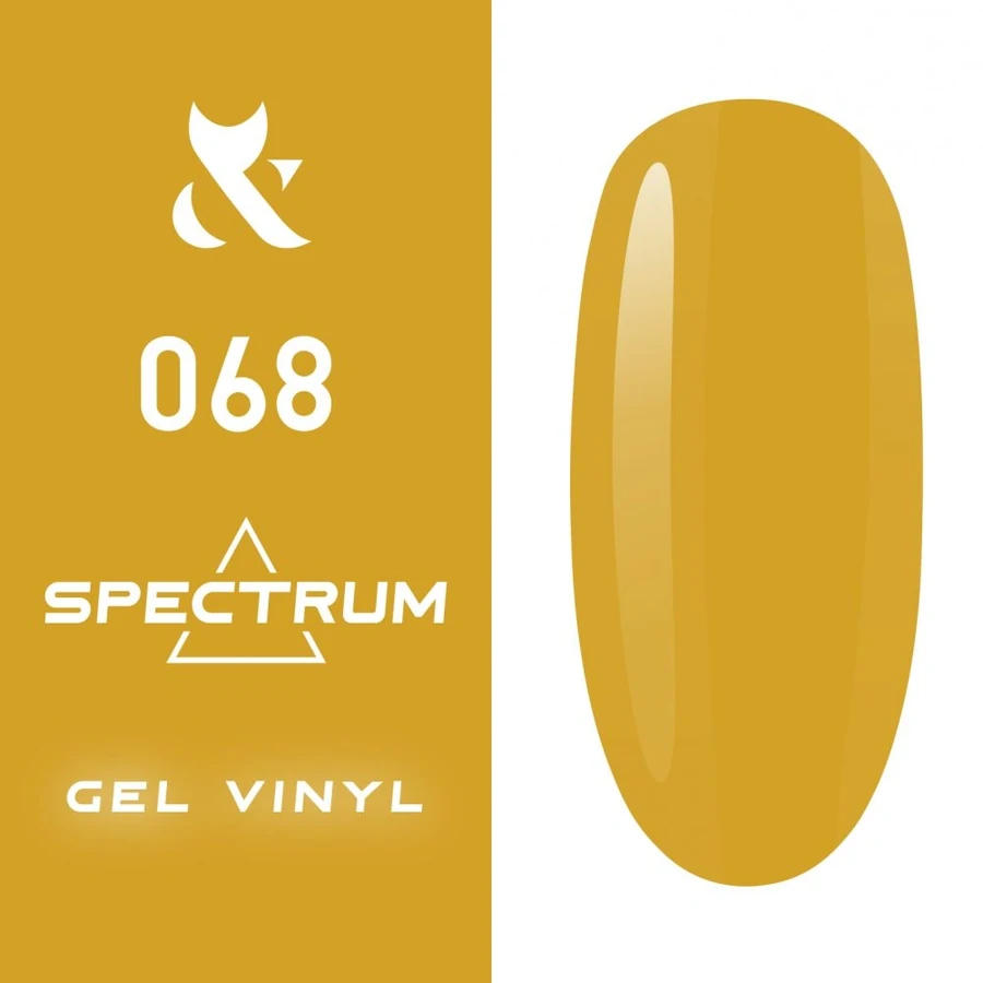 Гель-лак FOX Gel-polish Gold Spectrum 068 гірчичний, емаль 14 мл