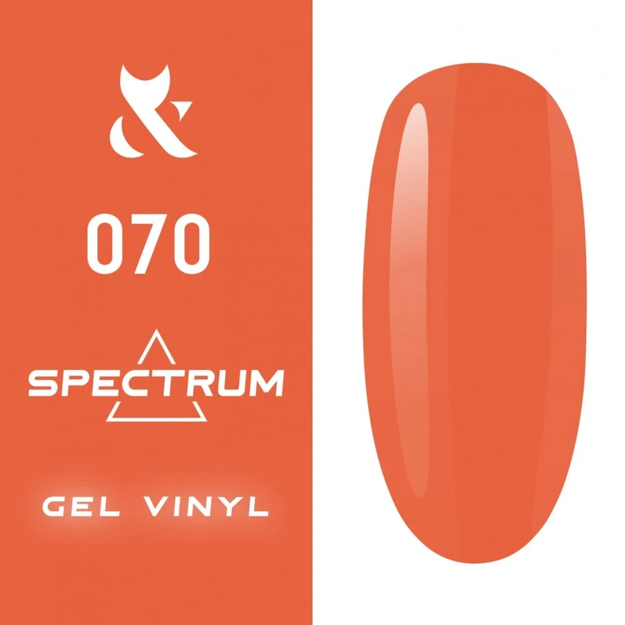 Гель-лак FOX Gel-polish Gold Spectrum 070 оранжево-кораловий, емаль 14 мл