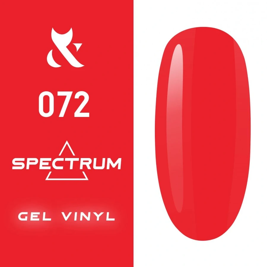 Гель-лак FOX Gel-polish Gold Spectrum 072 яскравий помаранчевий, емаль 14 мл