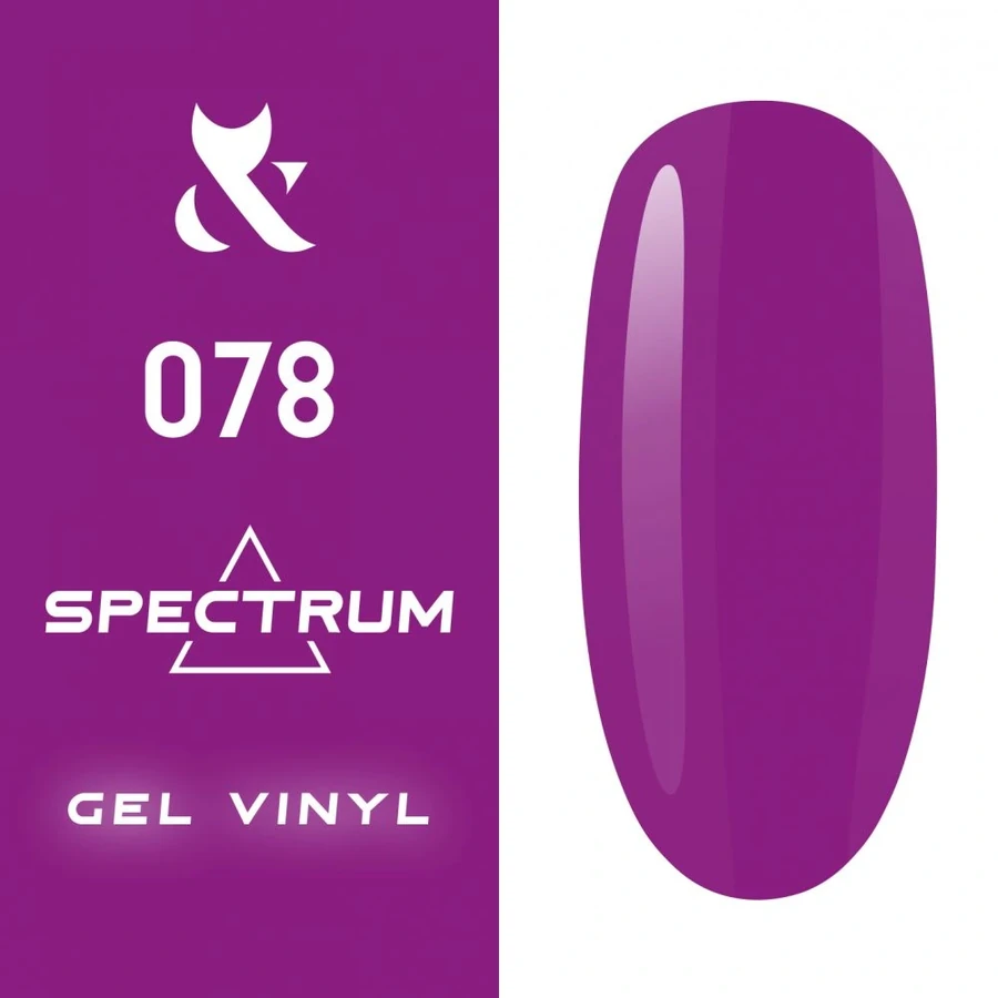 Гель-лак FOX Gel-polish Gold Spectrum 078 фуксія, емаль 14 мл