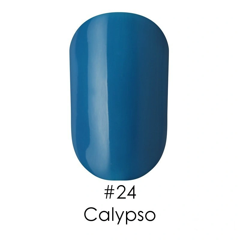 Гель лак Naomi Gel Polish №24 Calypso синій блакитний, емаль 6 мл