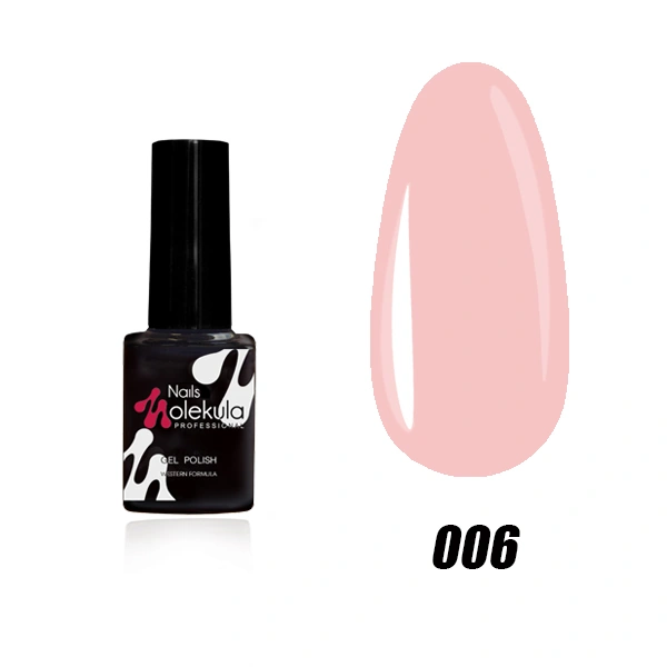 Гель-лак Molekula Gel Polish №006 Персиково-бежевий, Емаль 6 мл