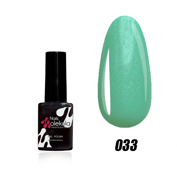 Гель-лак Molekula Gel Polish №033 Ментоловий, Перламутр 6 мл
