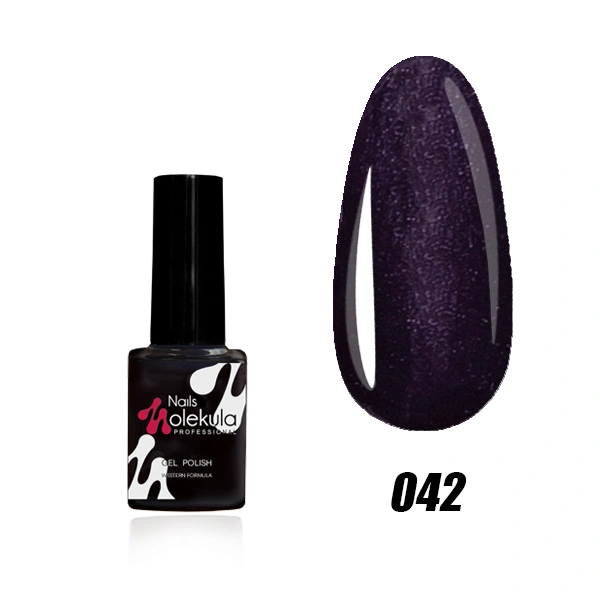 Гель-лак Molekula Gel Polish №042 Баклажановий, Перламутр 6 мл