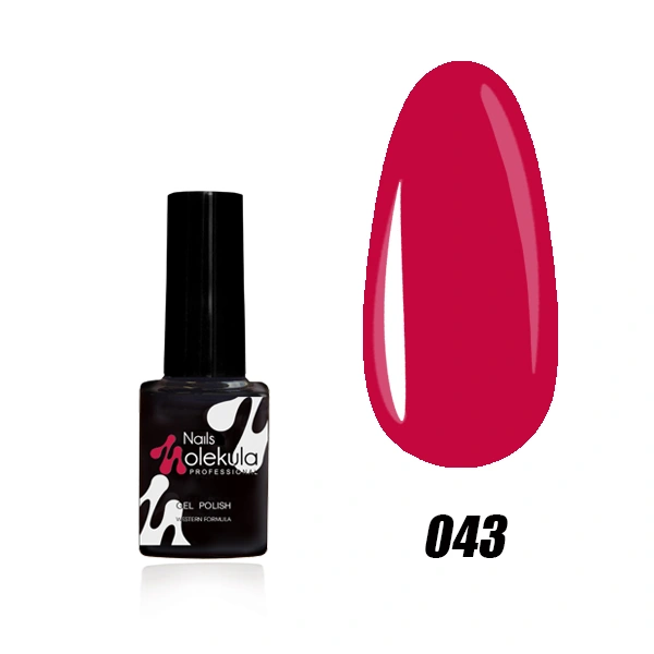 Гель-лак Molekula Gel Polish №043 Малиновий, Емаль 6 мл