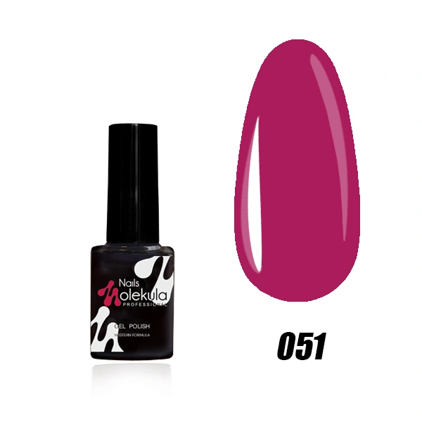 Гель-лак Molekula Gel Polish №051 Ягідний, Емаль 6 мл