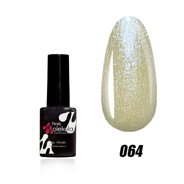 Гель-лак Molekula Gel Polish №064 Білий з блакитним відливом, Перламутр 6 мл