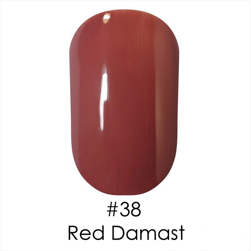 Гель лак Naomi Gel Polish №38 Red Damast світлий коричнево-рожевий 6 мл