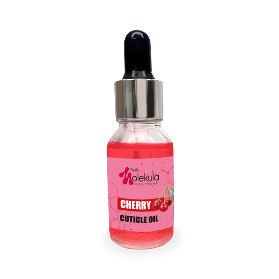 Олія для кутикули з піпеткою Molekula Cuticle Oil Cherry вишня 15 мл