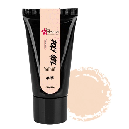 Полігель Molekula Poly Gel №03 Cover beige світло-бежевий 30 мл
