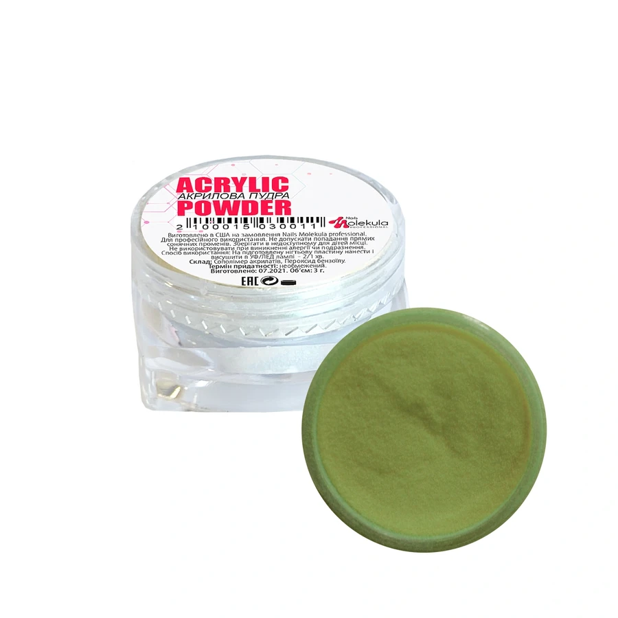 Акрилова пудра Molekula Acrylic Powder №06 оливковий 3 г