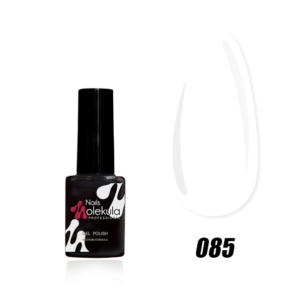 Гель-лак Molekula Gel Polish №085 Білий, Емаль 6 мл
