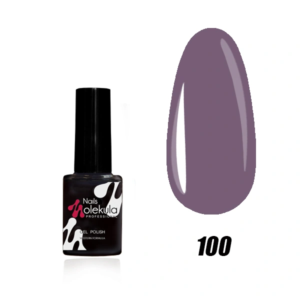 Гель-лак Molekula Gel Polish №100 антрацитовий, емаль 6 мл