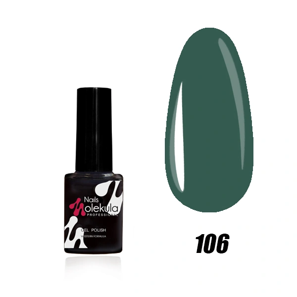 Гель-лак Molekula Gel Polish №106 Зелена сосна, емаль 6 мл