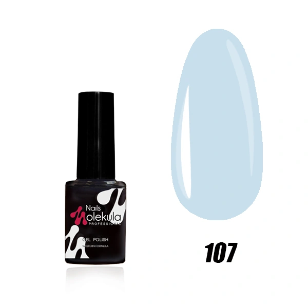 Гель-лак Molekula Gel Polish №107 Небесно-блакитний, емаль 6 мл