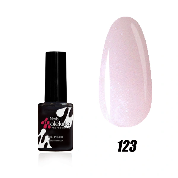 Гель-лак Molekula Gel Polish №123 Крило Ангела, з шиммером 6 мл