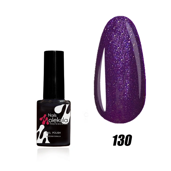 Гель-лак Molekula Gel Polish №130 Ліловий з шиммером 6 мл