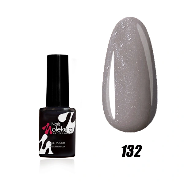 Гель-лак Molekula Gel Polish №132 Миготливий мокрий камінь, з шиммером 6 мл