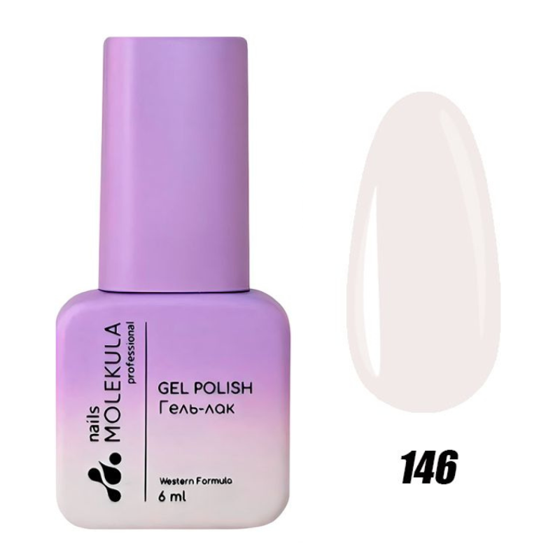 Гель-лак Molekula Gel Polish №146 Молочний, емаль 6 мл