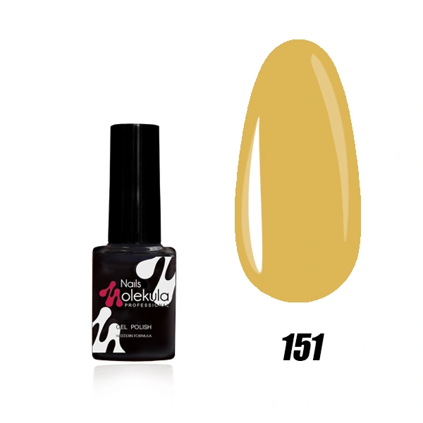 Гель-лак Molekula Gel Polish №151 Янтарний, емаль 6 мл