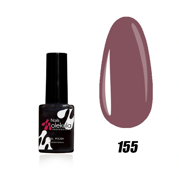 Гель-лак Molekula Gel Polish №155 Темний пурпур, емаль 6 мл