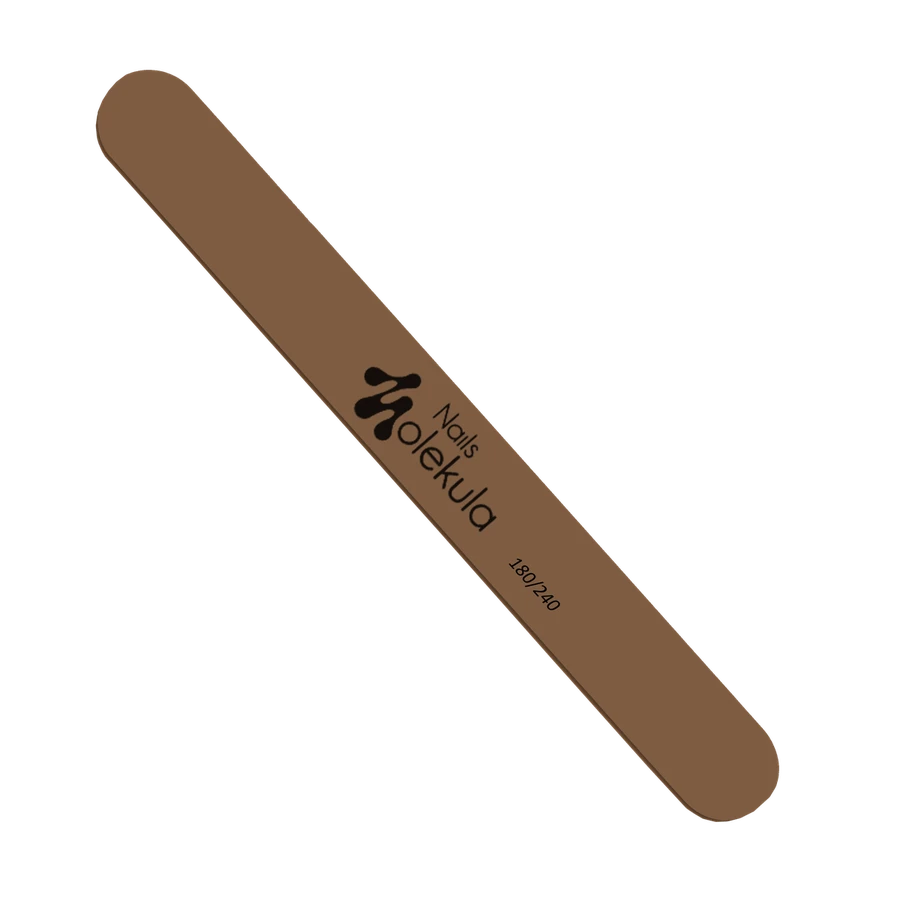 Molekula Ultra-thin Nail File Brown M-66 180/240 грит