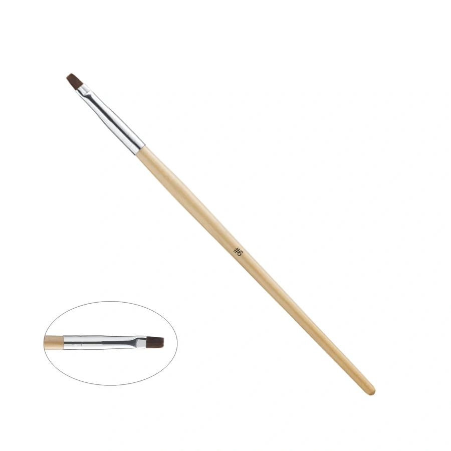 Кисть для гелю Molekula Gel Brush №6 синтетична