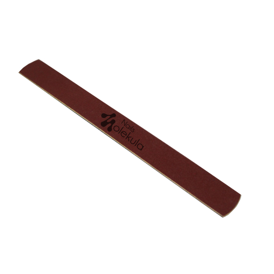Пилка для натуральних нігтів на металевій основі Molekula Nail File on Metal Base M-41/1 150/180 грит водостійка