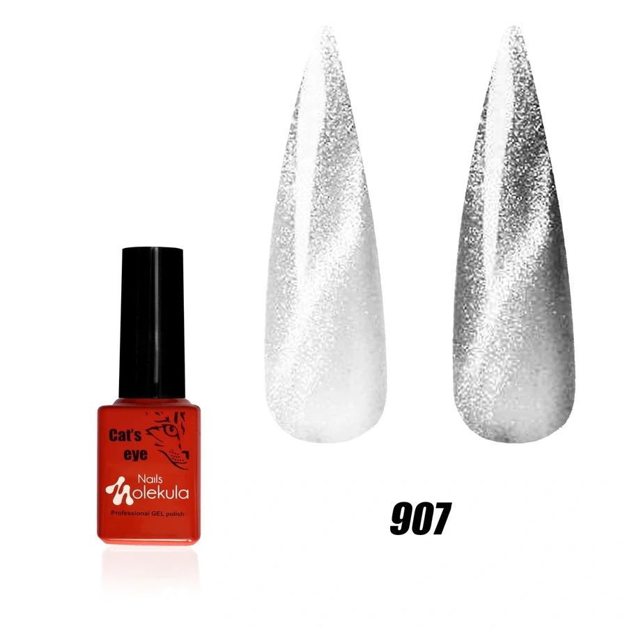 Гель-лак з ефектом котячого ока Molekula 9D Cat Eye №907 6 мл