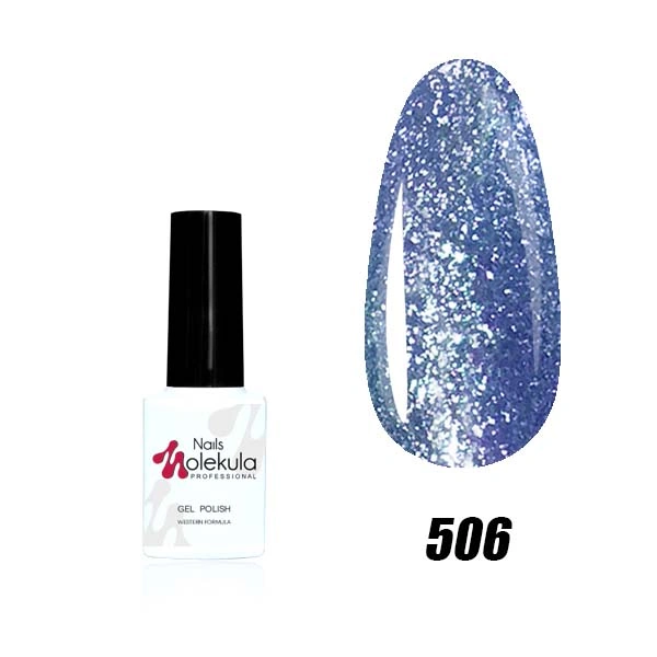 Гель-лак Molekula Diamond №506 сльози русалки, світловідбиваючий 6 мл