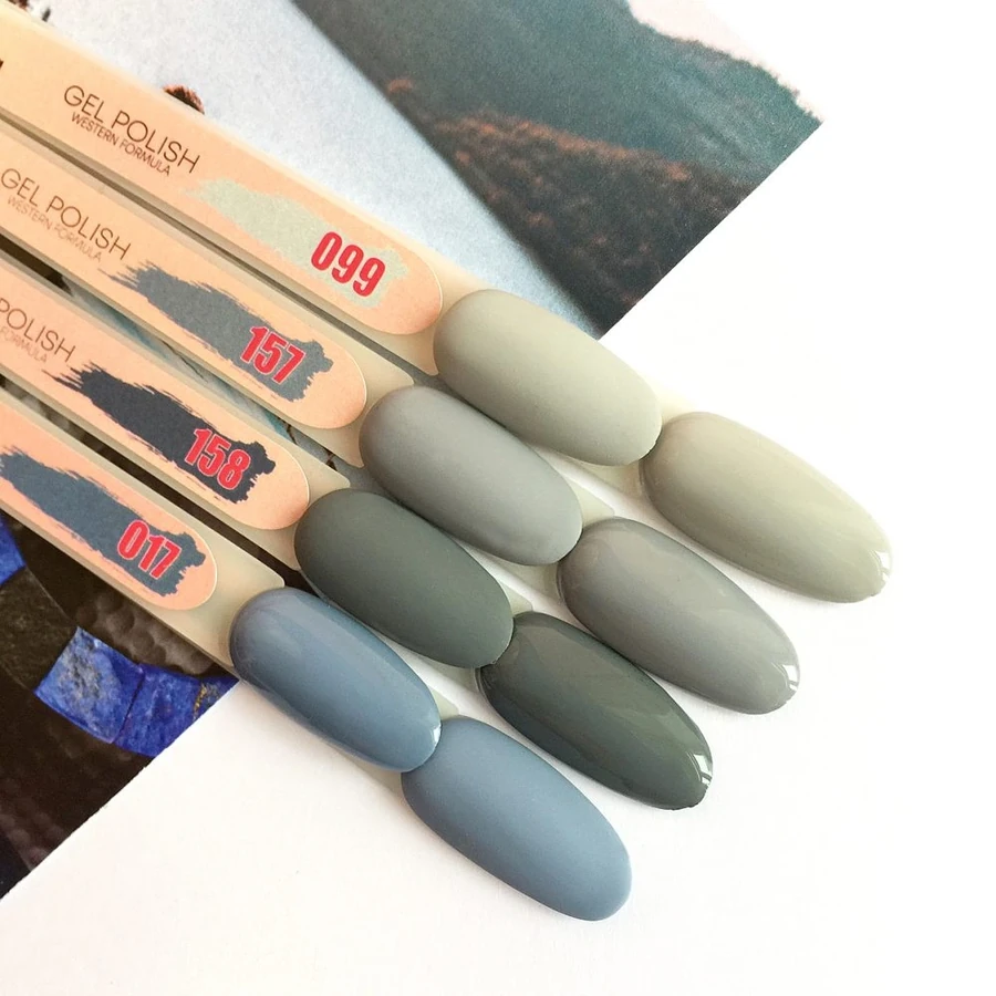 Гель-лак Molekula Gel Polish №157 Сірий, емаль 11 мл
