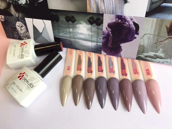 Гель-лак Molekula Gel Polish №007 Лілово-сірий, Емаль 11 мл