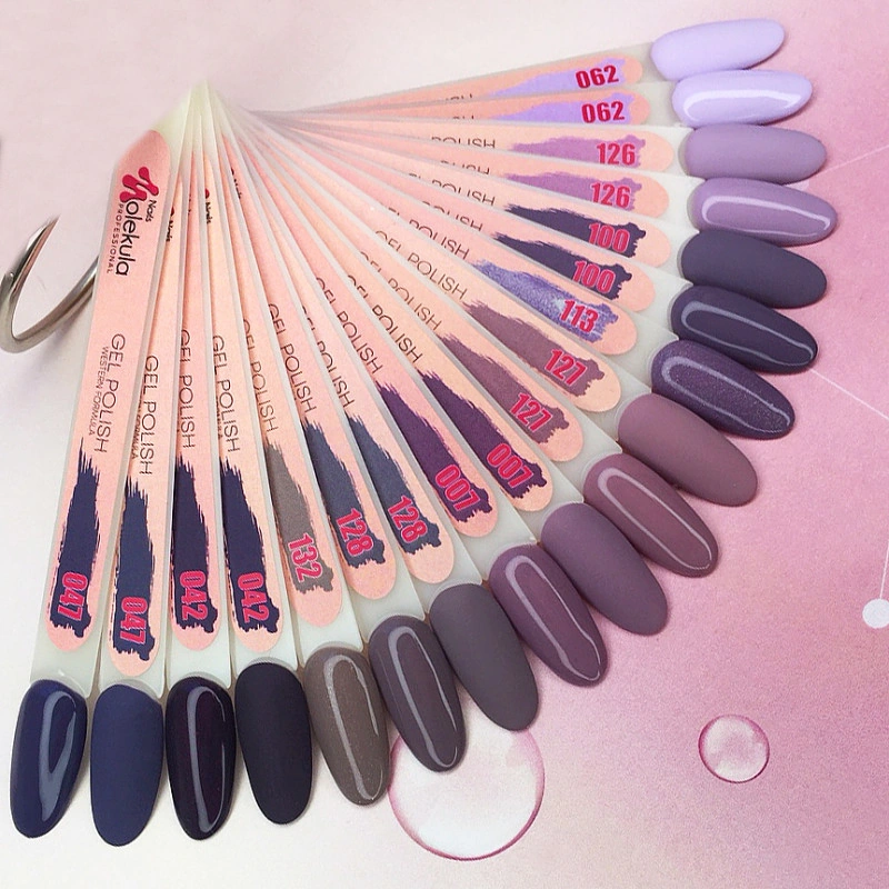 Гель-лак Molekula Gel Polish №007 Лілово-сірий, Емаль 11 мл