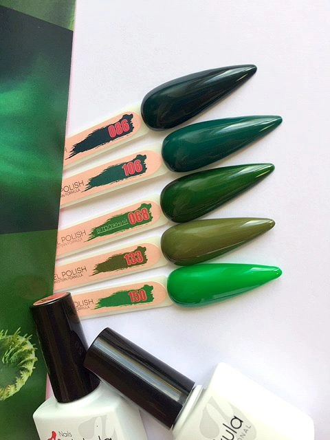 Гель-лак Molekula Gel Polish №086 Ізумрудний, Емаль 11 мл